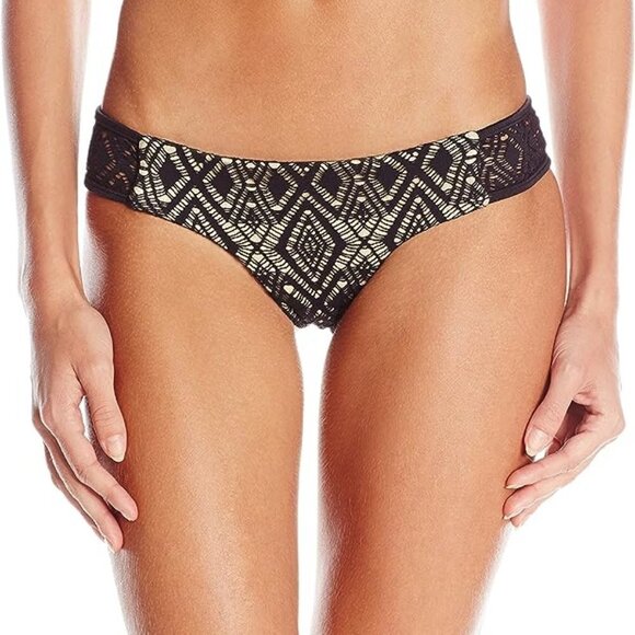 Luli Fama Standard Miami Nights Seamless Sheer Side Skimpy Bikini Bottom Size:XS - Picture 1 of 2